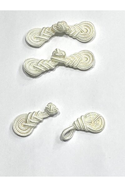 karantuhafiye زر ياباني محبوك - حجم صغير |   أبيض مائل للصفرة |   مجموعة من 3...