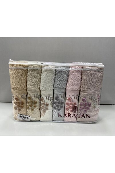 Karacan 100% Cotton 50X85 cm 6-Piece Towel Set