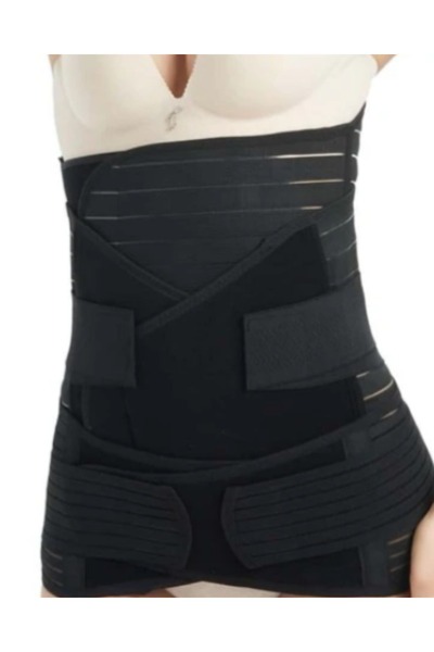 VEYA مشد بعد الولادة الثلاثي لدعم الظهر وضغط البطن بعد الولادة النفاس