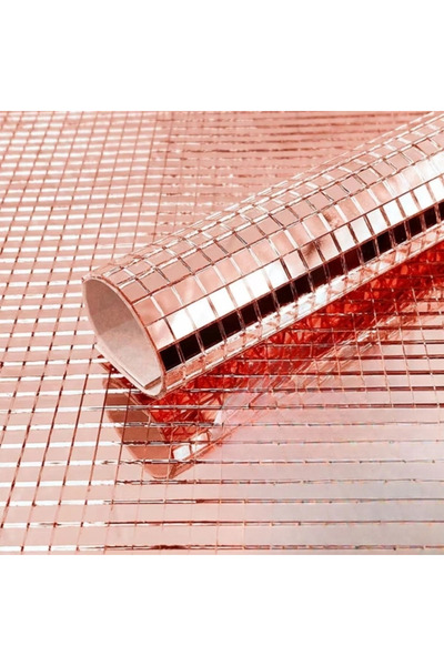 Epilons Self-Adhesive Mirrored Square Bronze Sticker 30X30 cm