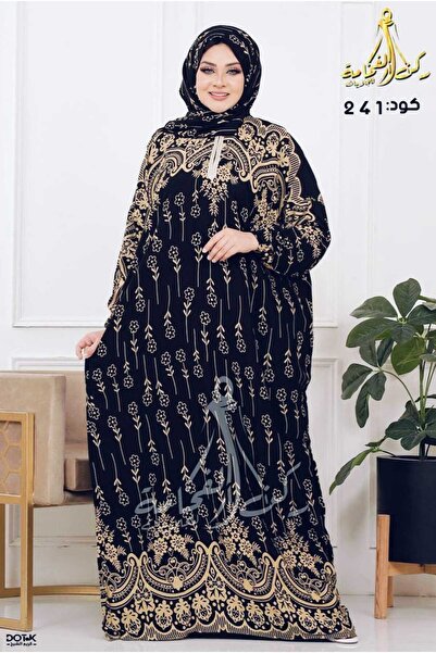 Generies Prayer shawl with a continuous sash, made of viscose fabric, wrinkle...