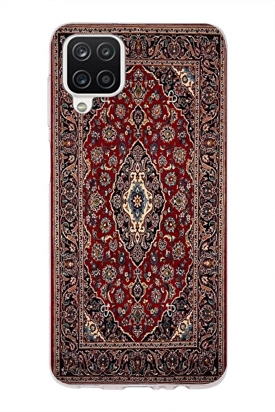 moonset Samsung Galaxy A12/M12 Uyumlu Baskılı Yumuşak Silikon Şeffaf Telefon ...