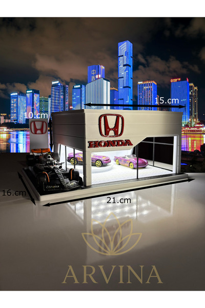 Arvina Atelier Honda LED’li Büyük Showroom | Koleksiyon Garajı | Parlak Logo ...