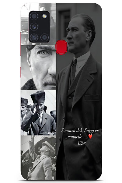 moonset Samsung Galaxy A21S Uyumlu Baskılı Yumuşak Silikon Şeffaf Telefon Kılıfı