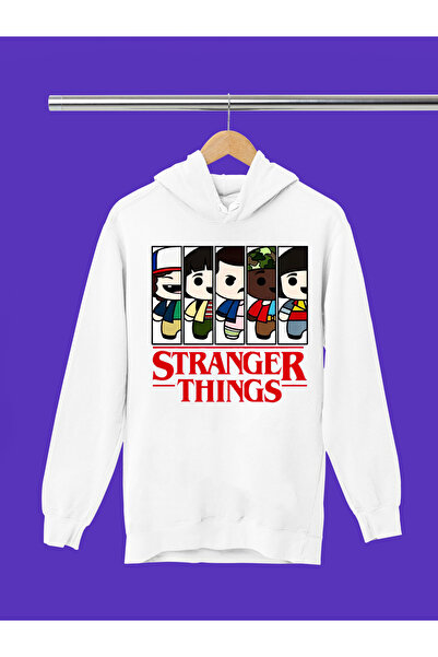 MAGORS Stranger Things Printed 3-Yarn Quality Soft Texture Kids' Hooded Sweat...