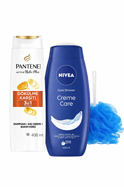 Pantene Anti-Hair Loss 3-in-1 Shampoo 400ml + Creme Care Body Shampoo 250 ml ...