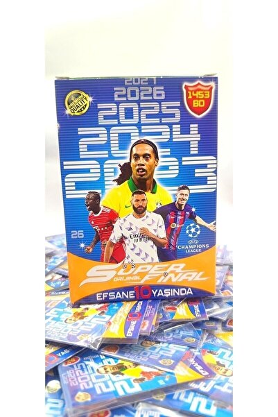 ERTOYS STORE Seri Futbolcu Kartı - Süper Final 200'lü Futbolcu Kartı