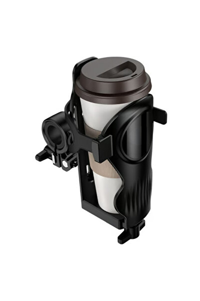 The Kaku Motosiklet İçin Gidon Bağlantılı Ayarlanabilir Şişe Bardak Tutucu - ...