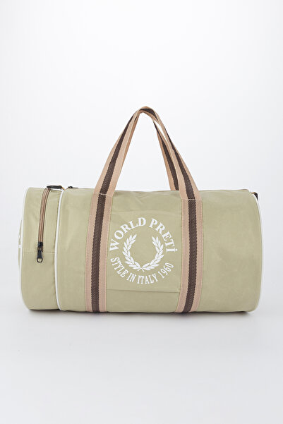 L&M LEGAS MODA Cylinder Sports Bag with Shoulder Strap Fitness Sp