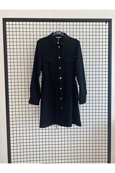 Armine TREND Cep Kapaklı Biye Kemerli Tunik 25K4001