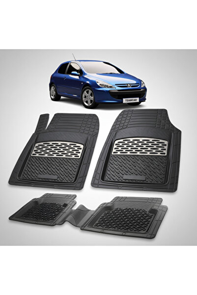 TEAMCAR Πατάκια αυτοκινήτου τύπου δίσκου συμβατά με Peugeot 307 Hatchback 3θυ...