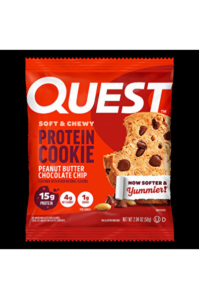 Quest كوكيز بروتين بنكهة الشوكولاتة وزبدة الفول السوداني، عبوة من 12 قطعة، 50...