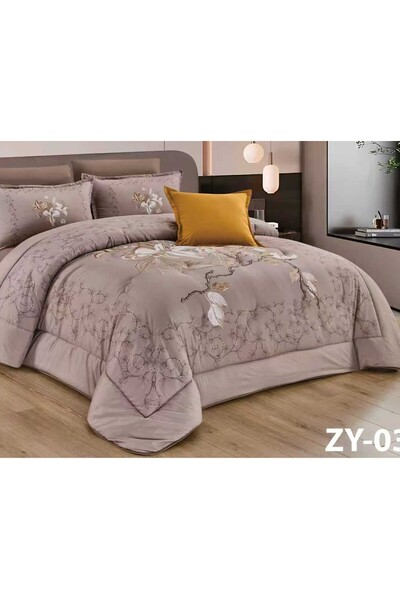 alzawia 6 Pieces Double King Size Comforter Set, Soft and Comfortable, Double...