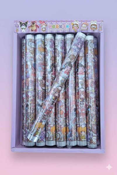 ALPA STORE Anime Desenli Rulo Sticker 30 cm - 1 ADET