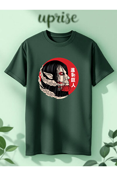 Vordevia Attack on Titan Eren Printed Cotton Oversize T-Shirt