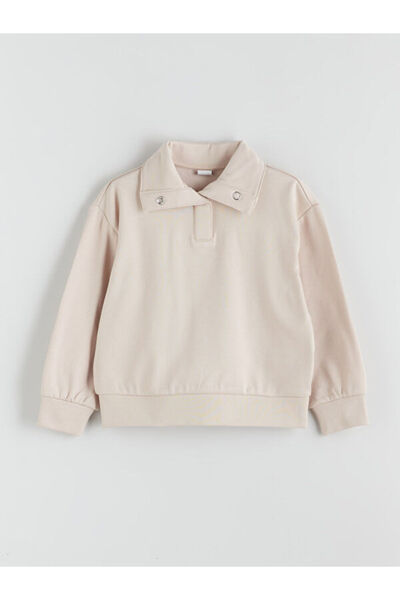 LC Waikiki Turn-Down Roba Collar Girls' Sweatshirt from Uzg Store for Style E...