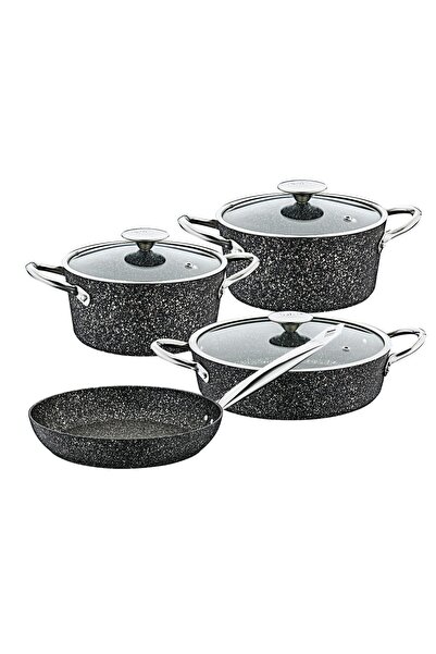 Didem 7 PARÇA GRANİT SET SİYAH