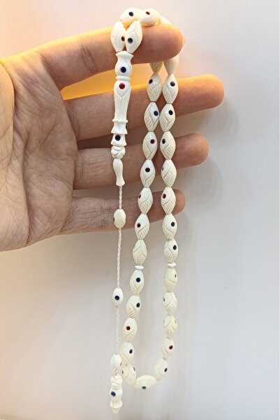 hobihanem 8*14mm Üst Düzey Kalem Oyma İşçilikli Mineli Hediyelik Deve Kemiği ...