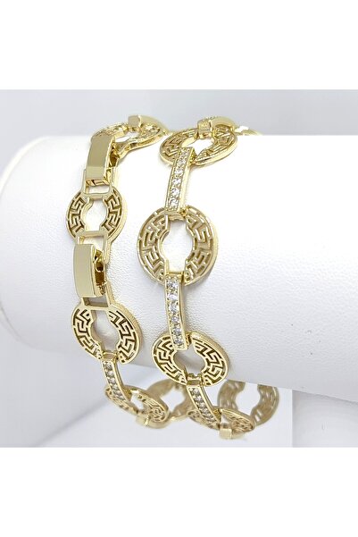 Milena BRATARA DAMA PLACATA CU AUR 14K -LUNGIME 19CM