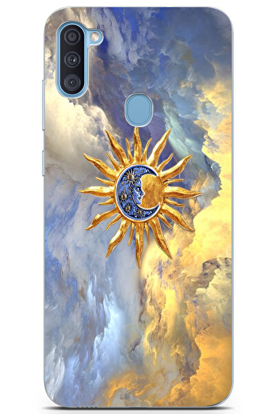moonset Samsung Galaxy A11/M11 Uyumlu Baskılı Yumuşak Silikon Şeffaf Telefon ...