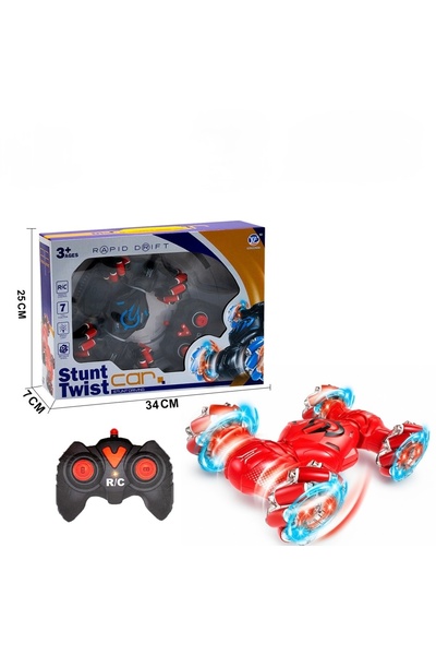 NiceLook سيارة التحكم عن بُعد ستنت تويست – دوران 360° وحركات استعراضية مجنونة