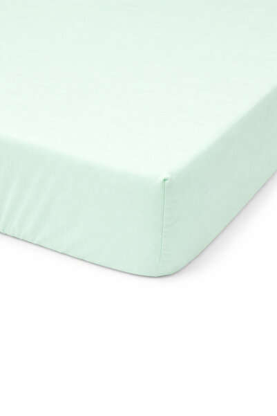 Lia's Boutique Cearceaf patut bebe cu elastic, bumbac , model uni, 60 x 120 cm