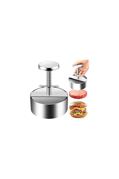 DİES 12 cm Professional 304 Steel Hamburger and Meatball Shaper Meatball Mold...