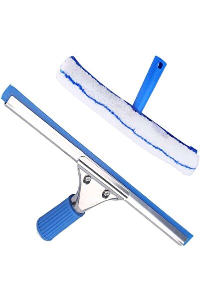 First pro مجموعة تنظيف النوافذ، تتضمن ممسحة سيليكون مقاس 14 بوصة مع ممسحة زجا...