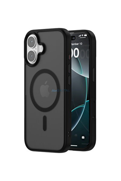 Cellect Carcasă magnetică mată premium pentru iPhone 17, neagră