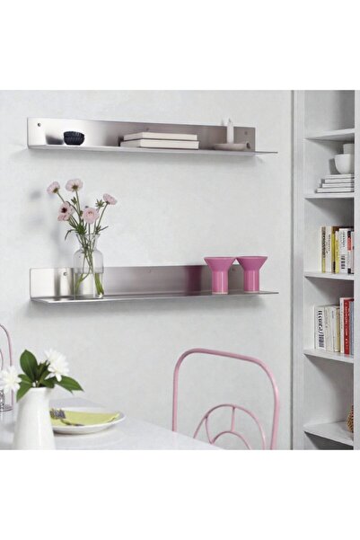 Create Handle 2’li Paslanmaz Çelik Duvar Rafı | 50 cm | Vida ile Monte | Sağl...
