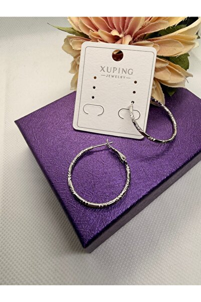XUPING JEWELRY Tirtikli Model Ring Steel Earrings