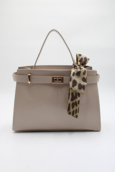 LASSO Women's Patent Leather Scarf Belt Lock Detailed Hand, Arm and Shoulder Bag