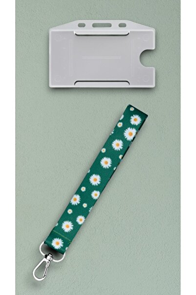 chic crazze Water Green Flower Motif Keychain Bag Accessory Phone Strap Name ...