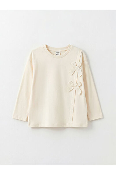 LC Waikiki Επιλογές από την ESVAB Κοριτσίστικο μπλουζάκι με οβάλ λαιμόκοψη κα...