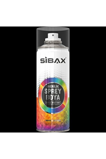 Siba SİBAX MAT ANTRASİT GRİ AKRİLİK 400 ML SPREY BOYA RAL 7016 İÇ VE DIŞ KULL...