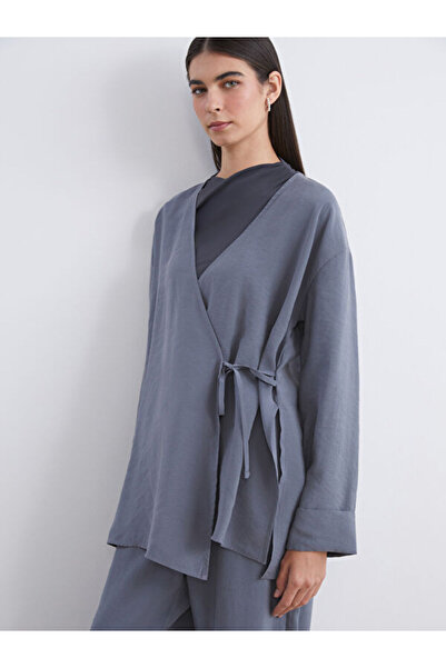 LC Waikiki I Double-Breasted Roba Collar Women's Kimono from Freezen Store