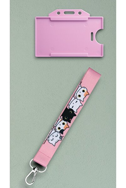 chic crazze Cute Cat Figured Keychain Bag Accessory Phone Strap Name Badge Se...