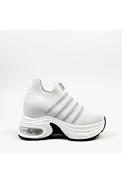 Voyager Stoned Knitwear Thick Padded Sole Women's Sneaker Shoes B278