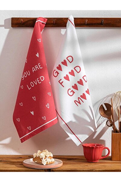 LC Waikiki Mixed Printed Tea Towels 2-Pack 40X50 cm (S6)