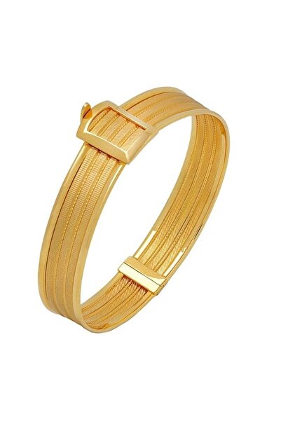 H.M Hakan Mücevherat 14 Ayar Trabzon Hasır Kelepçe Bilezik