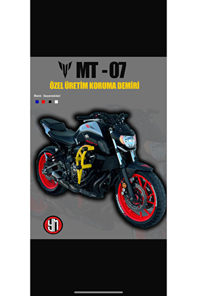Yamaha MT 07 ÖZEL ÜRETİM 3 TAKOZLU KORUMA DEMİRİ SARI