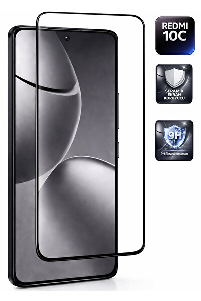Tech&bello accessories واقي شاشة سيراميك متوافق مع Redmi 10C، مقاوم للخدوش وم...