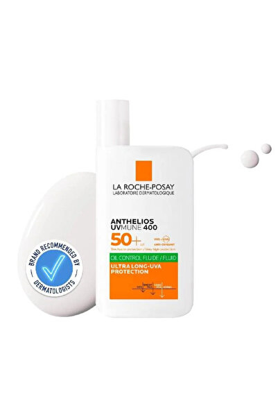 La Roche Posay Anthelios Uvmune 400 Oil Control Invisible Fluid Sunscreen Spf...
