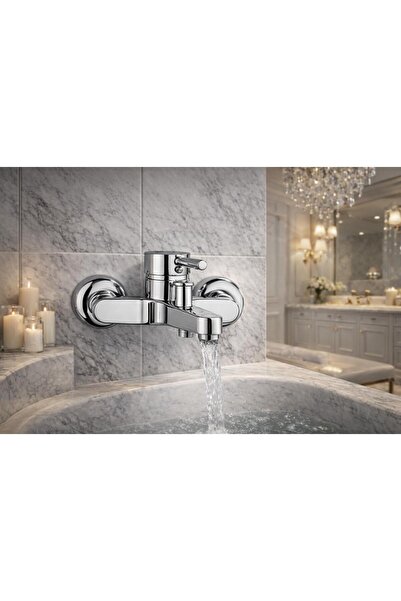 Fulcie خلاط حمام ميكسيك باتش بذراعين 40 بوصة، صنبور حمام