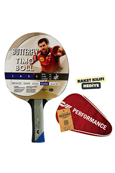 BUTTERFLY Timo Boll Platin Masa Tenisi Raketi ITTF Onaylı - Raket Kılıflı