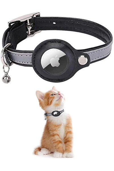 PisiMall Airtag collar with holder, for animals, 23-30 cm