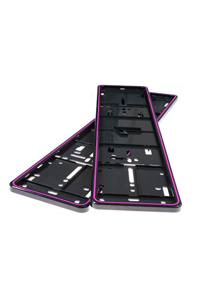 Altigiri Set suporturi pentru plăcuțe de înmatriculare MONO roz