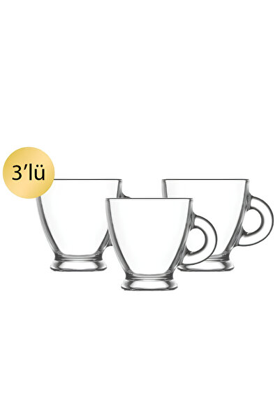 LAV Rome Espresso Bardağı 3’lü – Cam Espresso & Türk Kahvesi Bardağı Seti