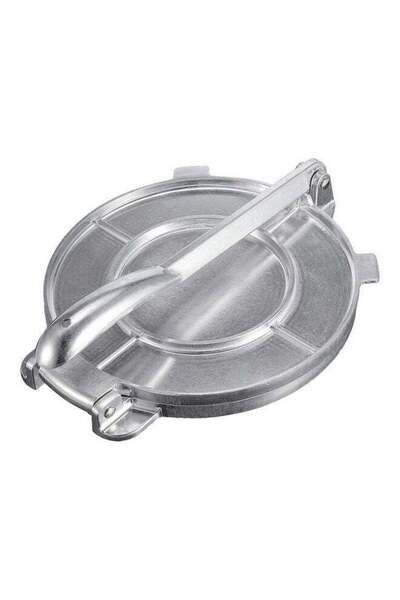 Türkiye مكبس تورتيلا من الألومنيوم باللون الفضي مقاس 6.5 بوصة