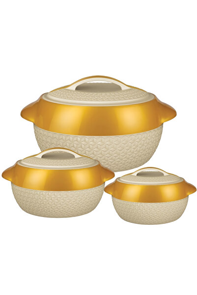 Cady One 3 piece stainless steel food storage container (2500+3500+5000 ml) h...